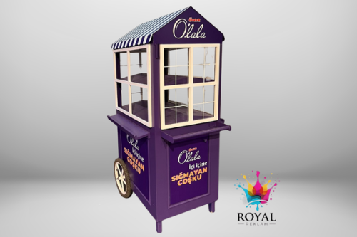 Ahşap Tadım Standı