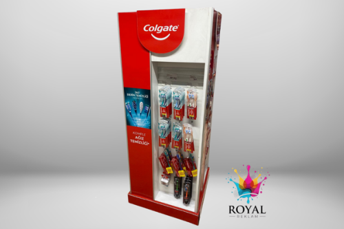 Ahşap Diş Fırçası-Macunu Özel Stand